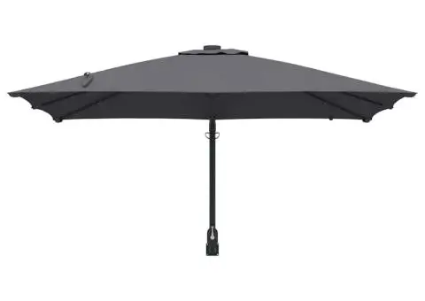 Parasol de Grădină Antracit 248.5 x 247.5 x 160 cm țesătură - 4/5