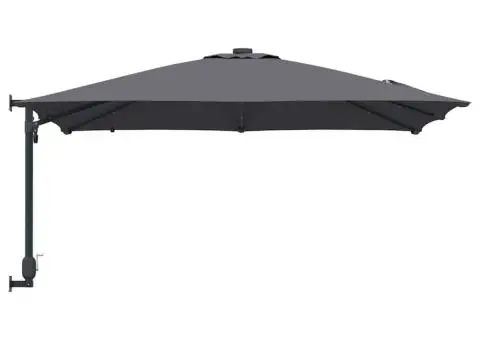 Parasol de Grădină Antracit 248.5 x 247.5 x 160 cm țesătură - 5/5