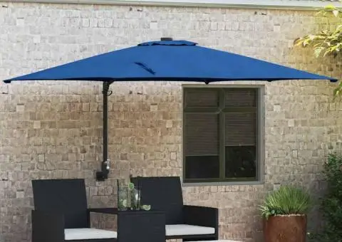Parasol de Grădină Albastru azur 248.5 x 247.5 x 160 cm - 1/5