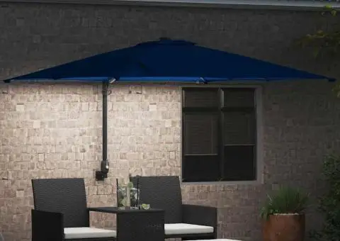 Parasol de Grădină Albastru azur 248.5 x 247.5 x 160 cm - 3/5