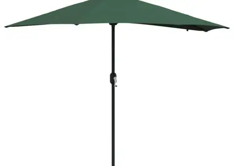 Parasol de Grădină Verde 294 x 150 x 223 cm țesătură - 2/5