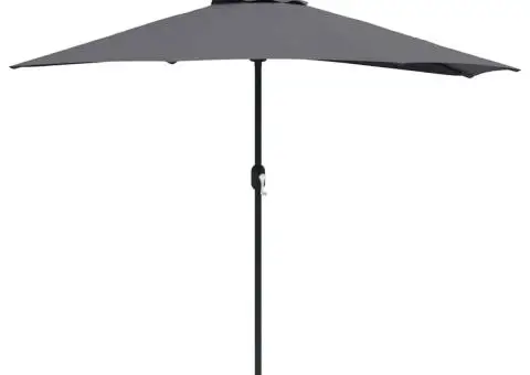 Parasol de Grădină Antracit 294 x 150 x 224 cm țesătură - 2/5