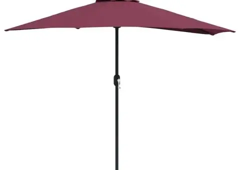 Parasol de Grădină Roșu bordo 294 x 150 x 224 cm țesătură - 2/5