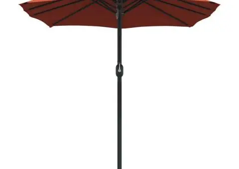 Parasol de Grădină Terracota 385 x 209 x 244 cm țesătură - 5/5