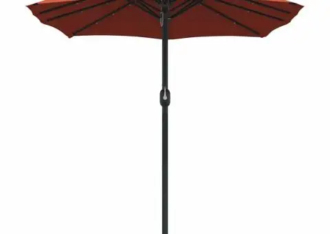 Parasol de Grădină Terracota 385 x 209 x 244 cm țesătură - 5/5