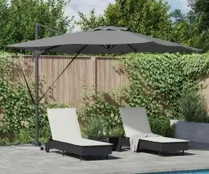 vidaXL Parasol Roma cu braț articulat 286 x 285 x 270 cm Aluminiu