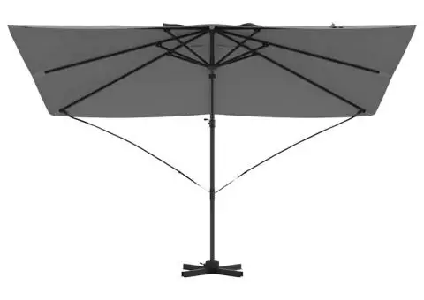 Parasol cantilever Roma antracit, dimensiuni 352x251x260 cm, din aluminiu - 5/5