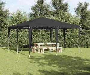 vidaXL Cort de petrecere antracit 4x4 m PE