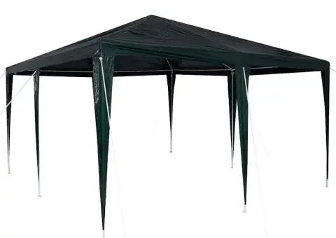 Cort de petrecere Verde 4x4 m PE - 2/5