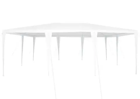 Cort de Petrecere Alb 6x4 m PE - 5/5