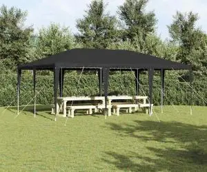 vidaXL Cort de petrecere antracit 6 x 4 m PE