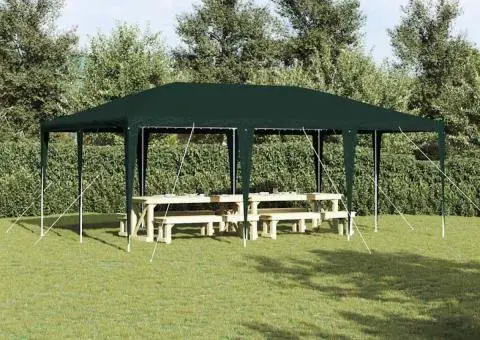 Cort petreceri verde 6x4 m PE - 1/5