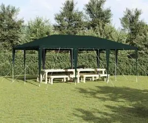 vidaXL Cort petreceri verde 6x4 m PE