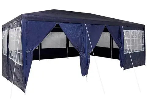 Cort de Petrecere cu 10 Pereți Albastri 6x4 m PE - 2/5