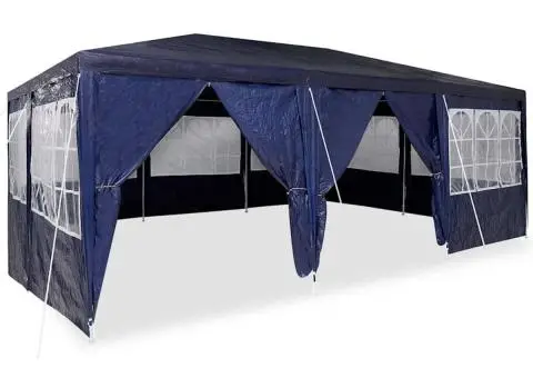 Cort de Petrecere cu 10 Pereți Albastri 6x4 m PE - 3/5