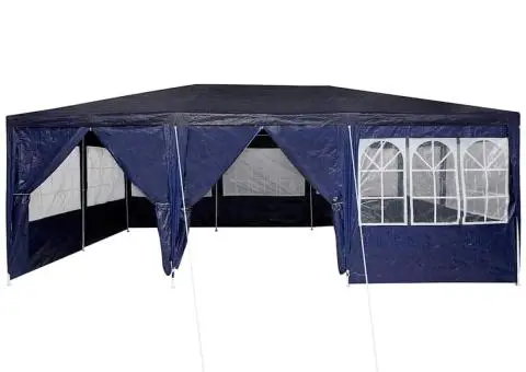 Cort de Petrecere cu 10 Pereți Albastri 6x4 m PE - 5/5