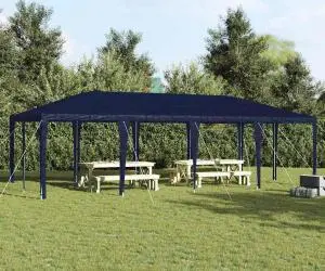 vidaXL Cort de Petrecere Albastru 8x4 m PE