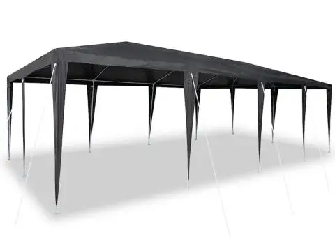 Cort de petrecere Antracit 8x4 m PE - 3/5