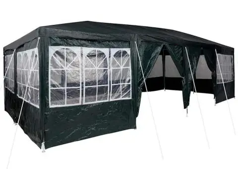 Cort de petrecere cu 12 pereți verzi 8x4 m PE - 2/5