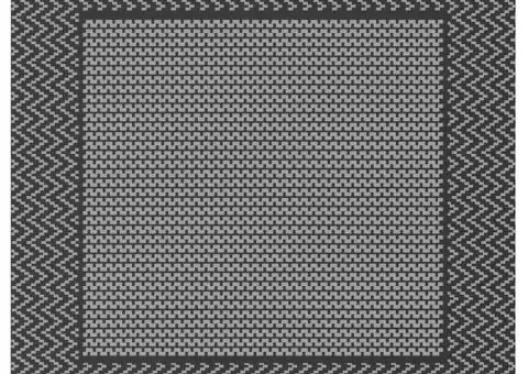 Covor exterior 'ARAKIL'Negru și gri 250x250 cm PP - 2/5