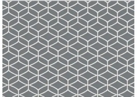 Covor de Exterior ARAKIL Gri și Alb Poliester 300 x 400 cm - 2/5