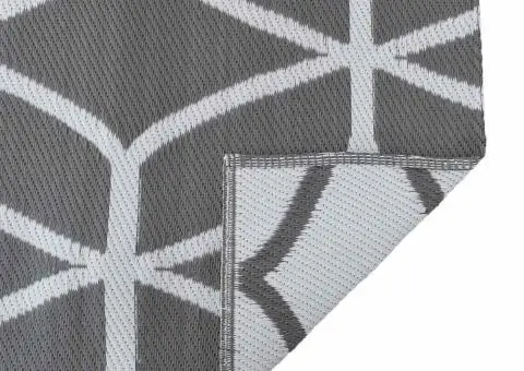Pătură de exterior ARAKIL de la Gri și alb Poliester 250 x 400 cm - 5/5