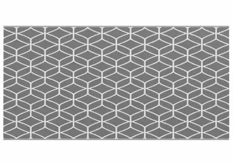 Pătură Exterioară ARAKIL Gri și alb Poliester 250 x 500 cm - 2/5