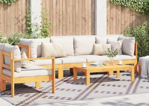 Covor exterior ARAKIL Maro și alb Polipropilenă 300 x 400 cm - 1/5