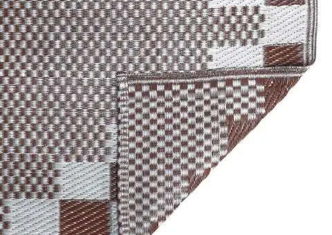 Covor exterior ARAKIL Maro și alb Polipropilenă 300 x 400 cm - 5/5