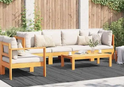 Covor Exterior ARAKIL Gri Poliester 300 x 400 cm Covor Exterior - 1/5