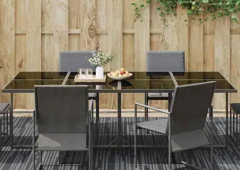 Covor Exterior ARAKIL Gri Poliester 300 x 400 cm Covor Exterior - 3/5