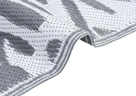 Covor exterior ARAKIL Gri deschis Poliester 300 x 400 cm - 4/5