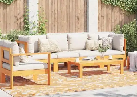 Covor exterior ARAKIL Portocaliu și alb Poliester 300 x 400 cm - 1/5