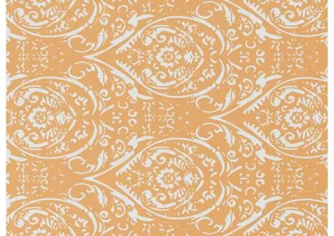 Covor exterior ARAKIL Portocaliu și alb Poliester 300 x 400 cm - 2/5