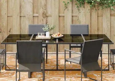 Covor exterior ARAKIL Portocaliu și alb Poliester 300 x 400 cm - 3/5