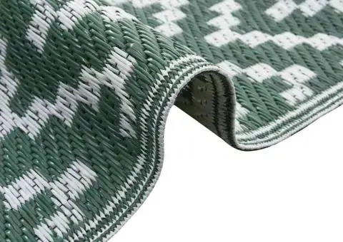 Pătură de exterior ARAKIL Verde și Alb Poliester 300 x 400 cm - 4/5
