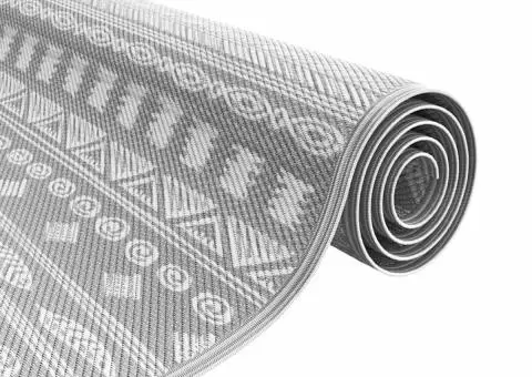 Covor exterior ARAKIL Gri Polipropilenă 300 x 400 cm - 4/5