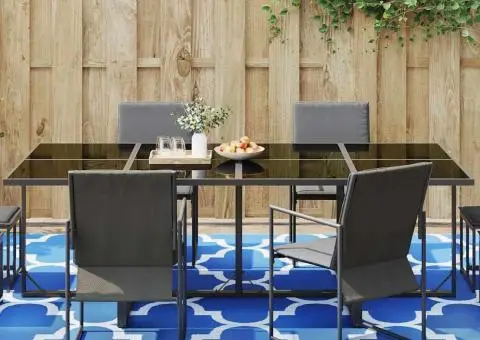 Pătură de Exterior ARAKIL Albastră Poliester 300 x 400 cm - 3/5