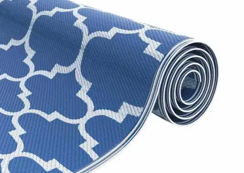 Pătură de Exterior ARAKIL Albastră Poliester 300 x 400 cm - 4/5