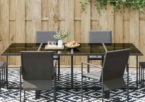 Covor exterior ARAKIL de la Gri Poliester 300 x 400 cm - 3/5