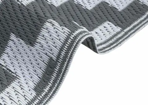 Covor exterior ARAKIL de la Gri Poliester 300 x 400 cm - 4/5