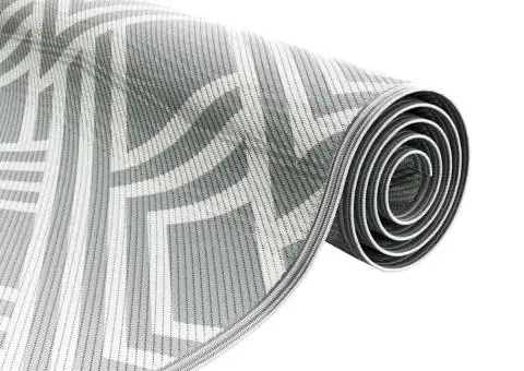 Covor Exterior ARAKIL Gri Poliester 300 x 400 cm - 4/5