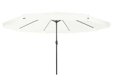 Umbrela de grădină 395 x 245 cm Alb Cărămidă - 3/5