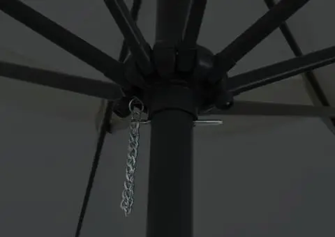 Umbrelă de grădină 395 x 245 cm, antracit - 4/5