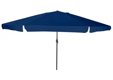 Umbrelă de Grădină 395cm x 245cm Albastru Azur - 1/5