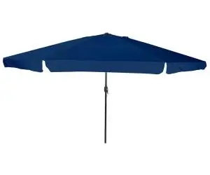 vidaXL Umbrelă de Grădină 395cm x 245cm Albastru Azur