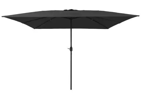 Umbrela de grădină pătrată 295 x 295 cm, antracit - 1/5