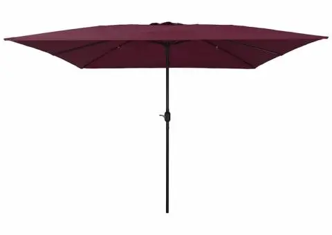 Umbra de Grădină Square 295x295 cm Roșu Bordeaux - 1/5