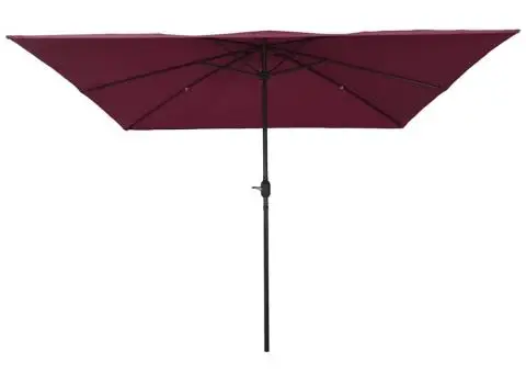 Umbra de Grădină Square 295x295 cm Roșu Bordeaux - 2/5