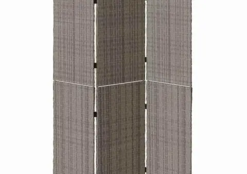 Separator de cameră 3 Panouri Pliabil Gri 147x180 cm Ratan - 5/5